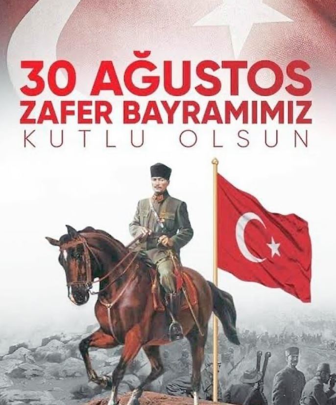 30 Ağustos Zafer Bayramımızın 102. yılında, Gazi Mustafa Kemal Atatürk ve silah arkadaşları başta olmak üzere İstiklal mücadelemizin bütün kahramanlarını, saygı ile anıyoruz.