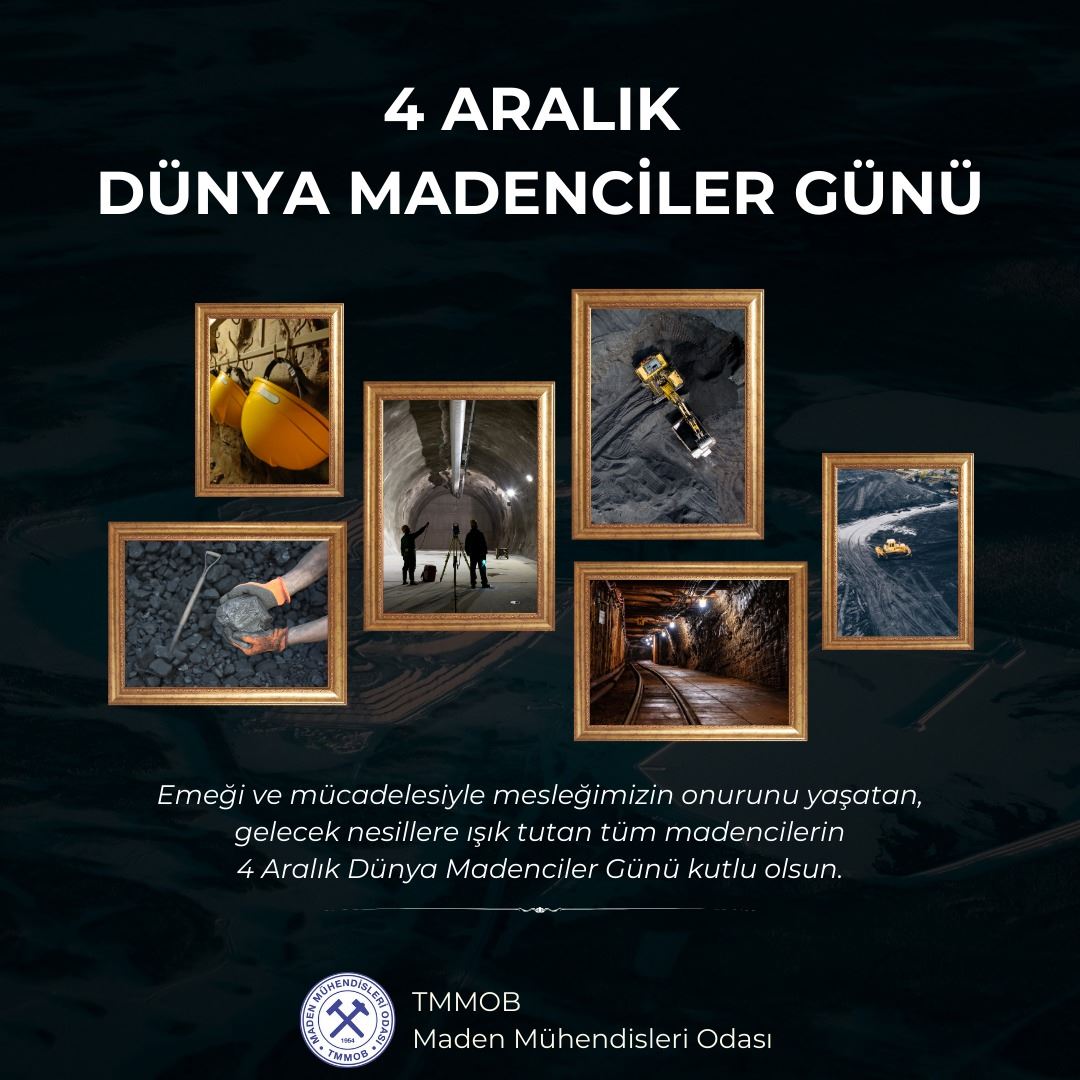 4 ARALIK DÜNYA MADENCİLER GÜNÜ BİLDİRGESİ