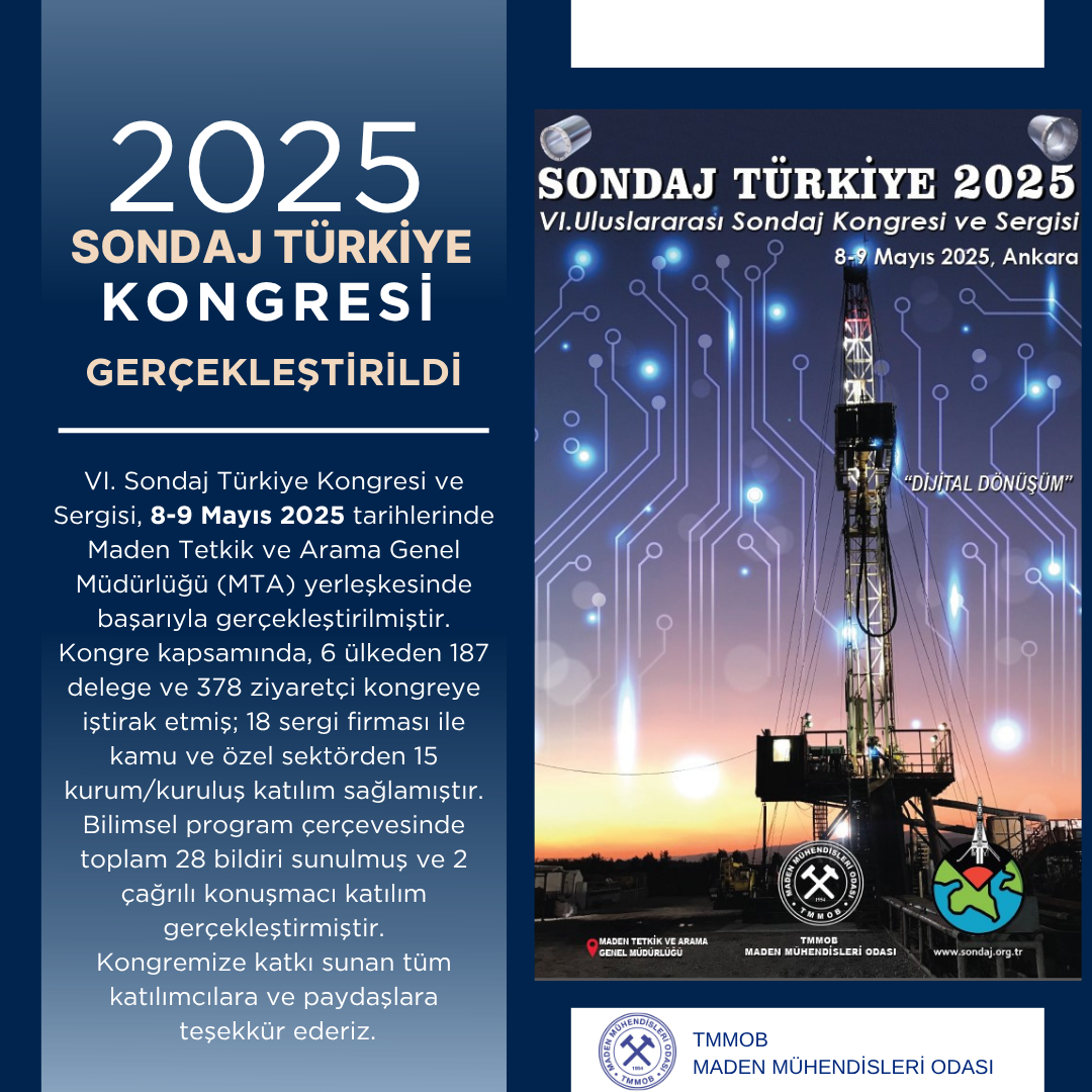 SONDAJ TÜRKİYE 2025 KONGRESİ VE SERGİSİ GERÇEKLEŞTİRİLDİ.