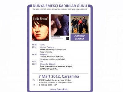 Dünya Emekçi Kadınlar Günü İzmir`de Kutlanacak